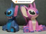 Papercraft de Stitch en 3D