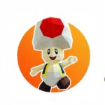 Papercraft de Toad en 3D