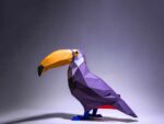 Papercraft de toucan en 3D