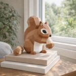 Papercraft d'écureuil en 3D