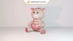 Papercraft d'ours avec cœur en 3D