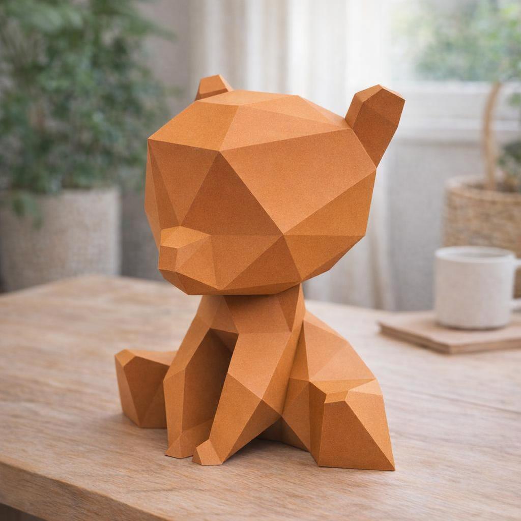 Papercraft d'ourson en 3D