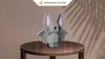 Papercraft Dracula et chauve-souris en 3D