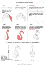 Papercraft flamant rose mural en 3D