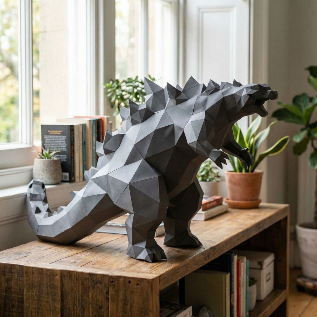 Papercraft Godzilla en 3D