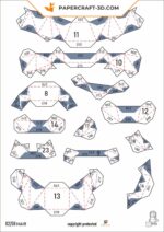 Papercraft Harry, Hermione et Ron