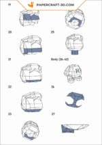 Papercraft Harry, Hermione et Ron