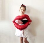 Papercraft lèvres Rolling Stones en 3D