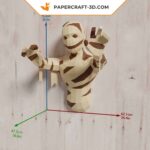 Papercraft momie en 3D