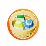 Papercraft panier et œufs de Pâques en 3D