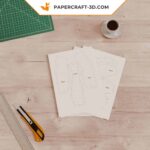 Papercraft Père Noël en 3D