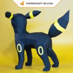 Papercraft Pokemon Noctali en 3D