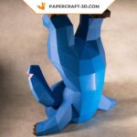 Papercraft Stitch papercraft acrobatique 3D