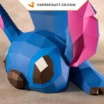 Papercraft Stitch papercraft acrobatique 3D