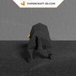 Papercraft taureau noir en 3D