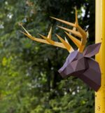 Papercraft tête de cerf en 3D