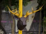 Papercraft tête de cerf en 3D