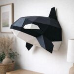 Papercraft tête d'orque en 3D
