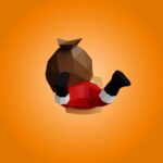 Père Noël coincé dans la cheminée