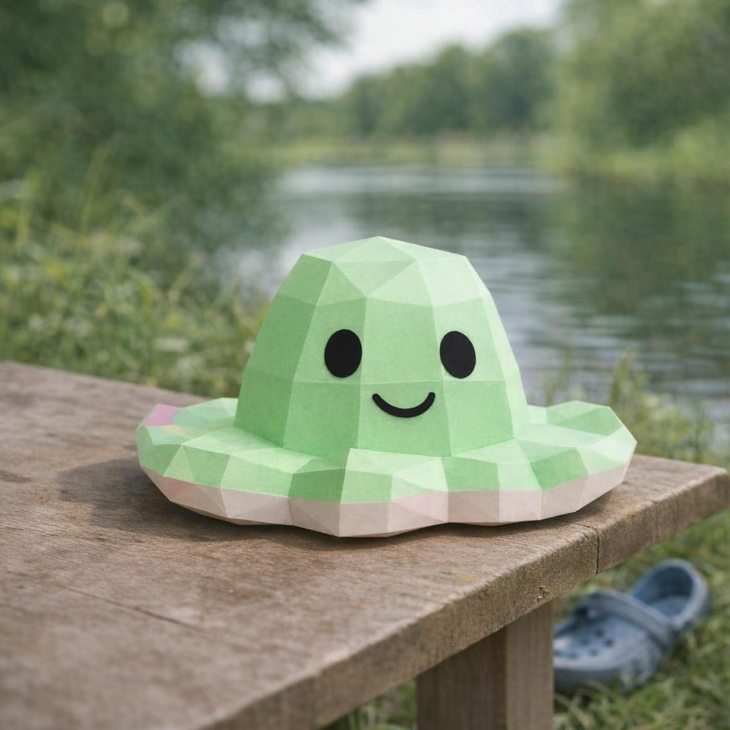 Petite pieuvre en papercraft 3D