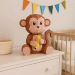 Singe en papercraft 3D