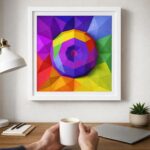 Tableau mural en papercraft 3D