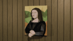 Tableau mural Mona Lisa en Papercraft 3D