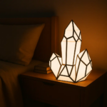 Veilleuse crystal en papercraft 3D