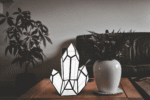 Veilleuse crystal en papercraft 3D