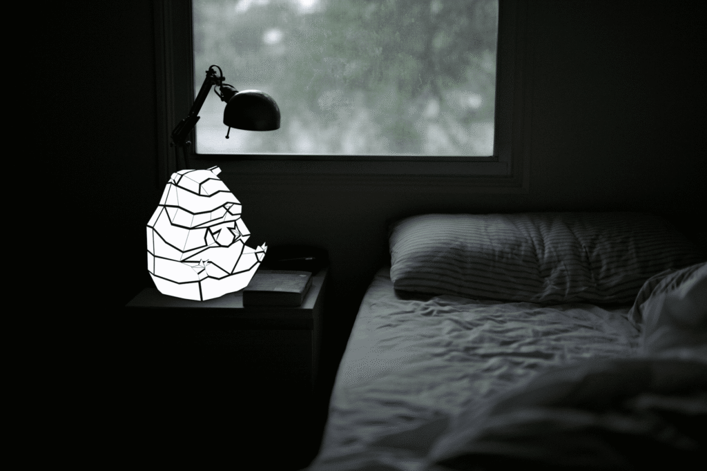 Veilleuse hamster en papercraft 3D