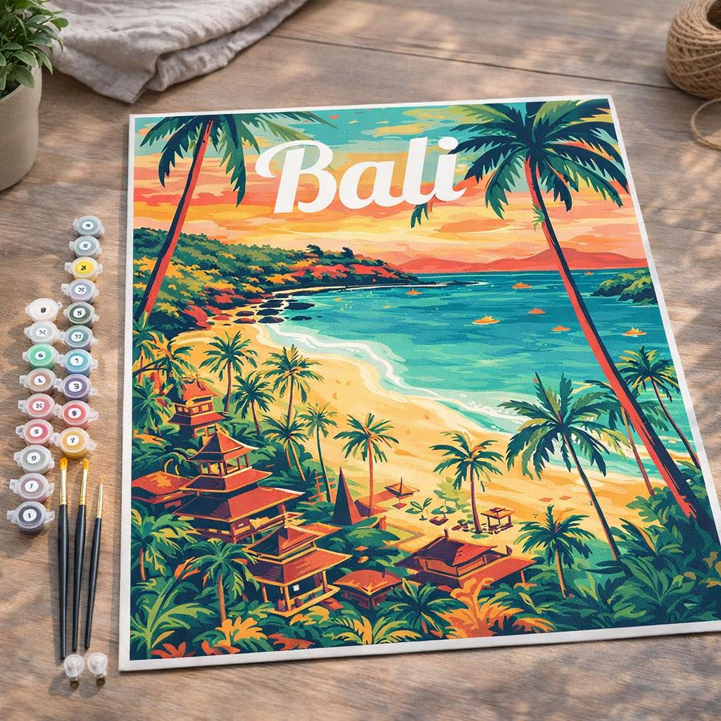 Affiche de voyage Bali - Toile roulée