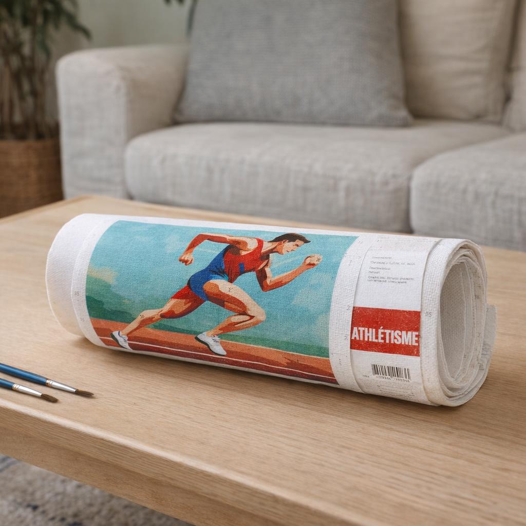 Affiche sportive Athlétisme - Toile roulée