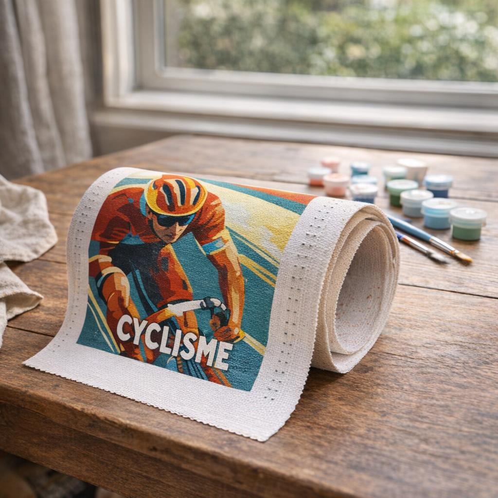 Affiche sportive Cyclisme - Toile roulée