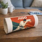 Affiche sportive Judo - Toile roulée