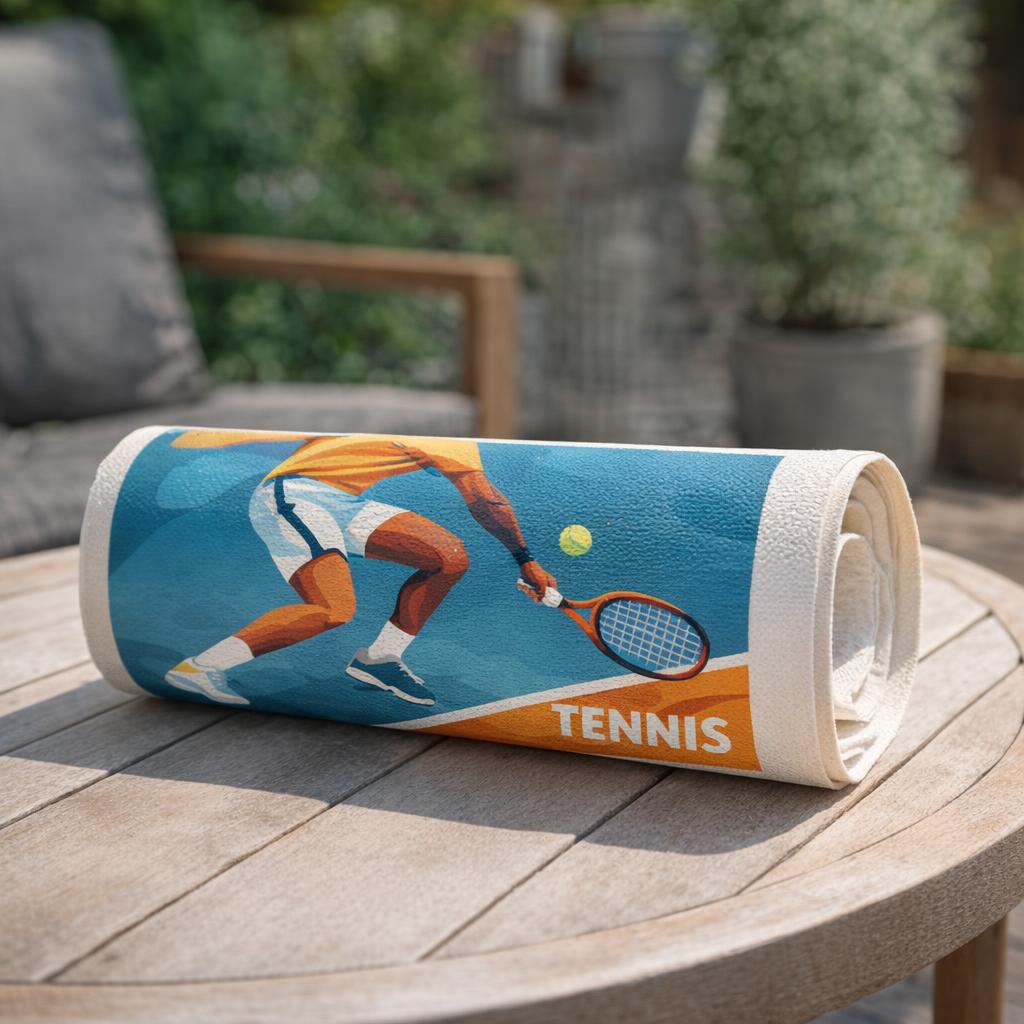 Affiche tennis sportive