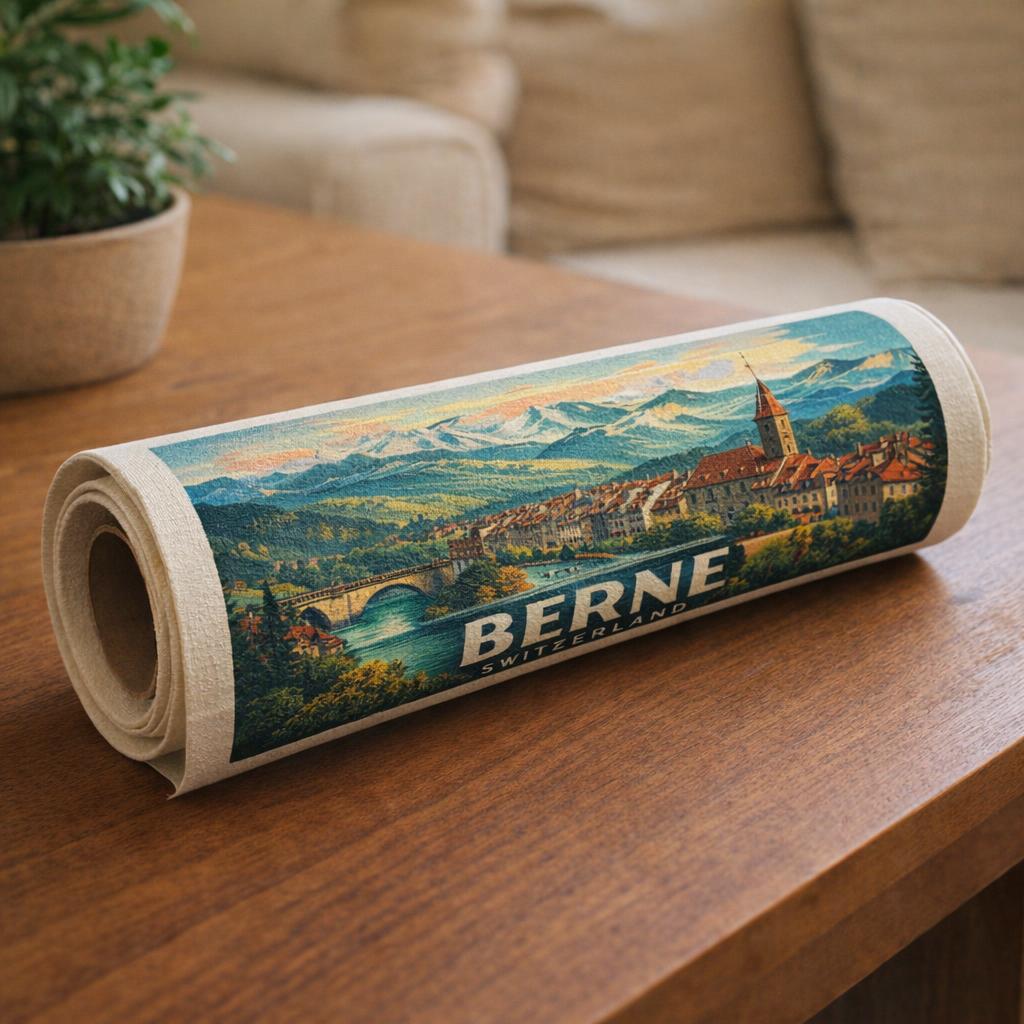 Affiche Vintage Berne - Toile roulée