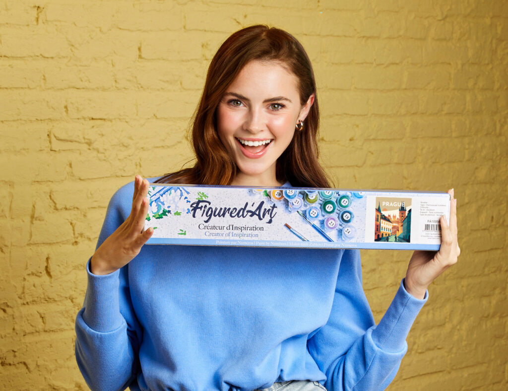 Affiche Vintage Prague - Toile roulée