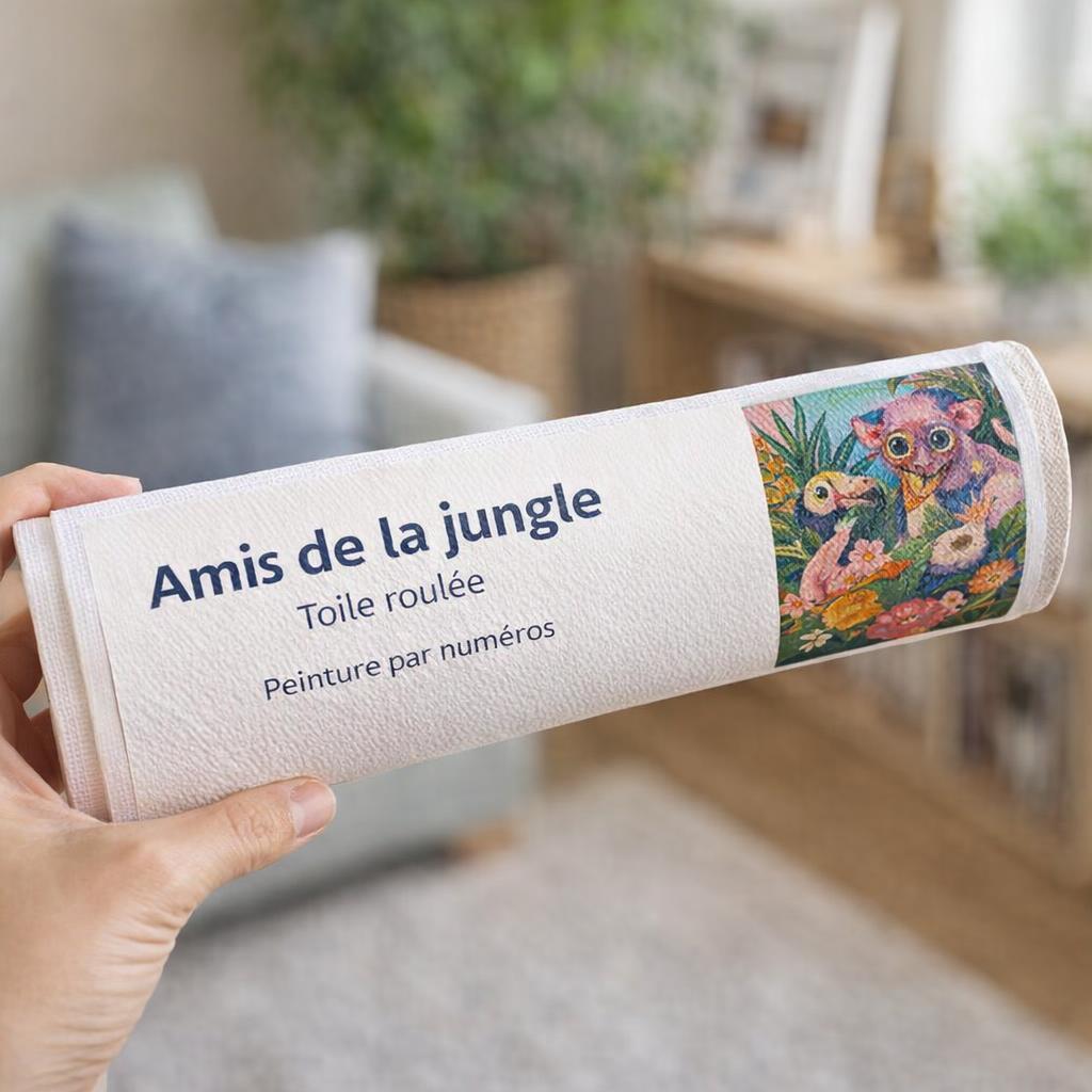 Amis jungle toile