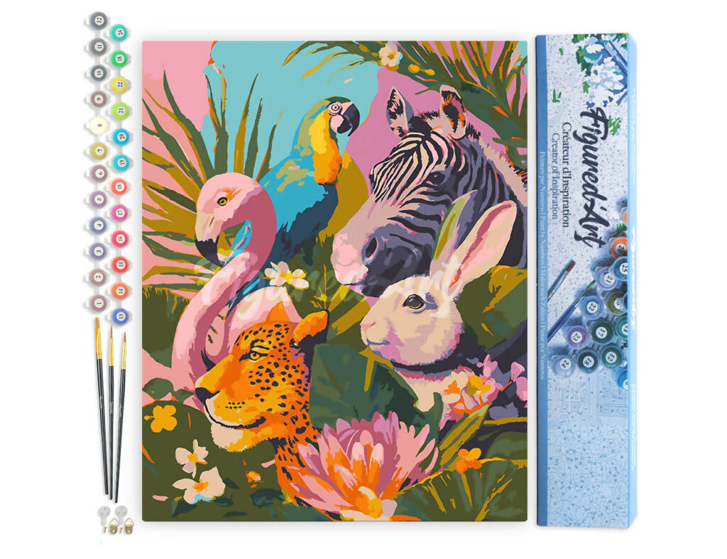 Amis de la jungle - Toile roulée