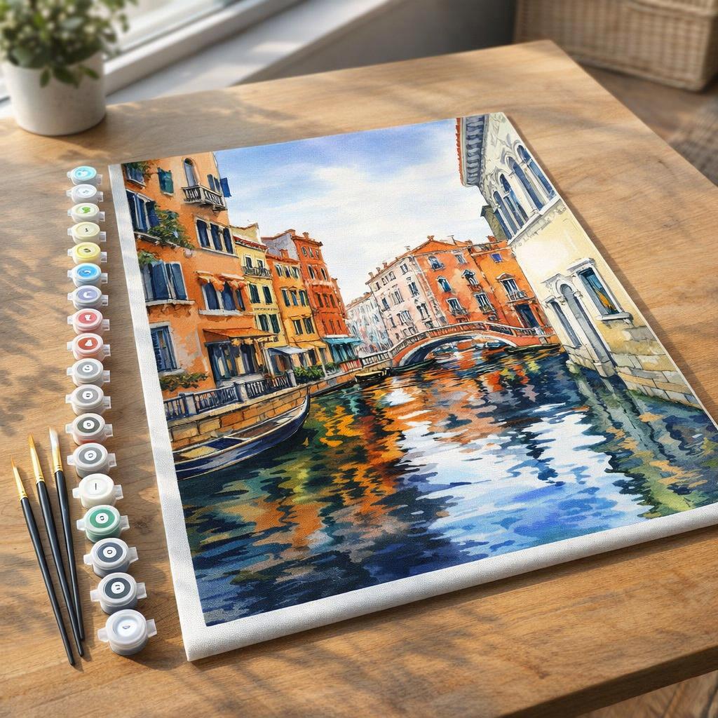 Aquarelle de Venise - Toile roulée