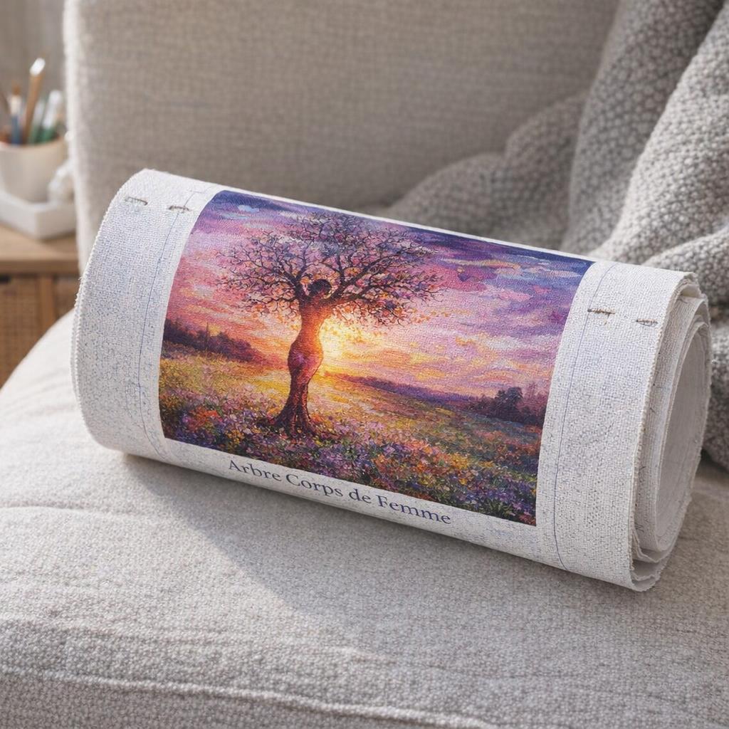 Arbre Corps de Femme - Toile roulée