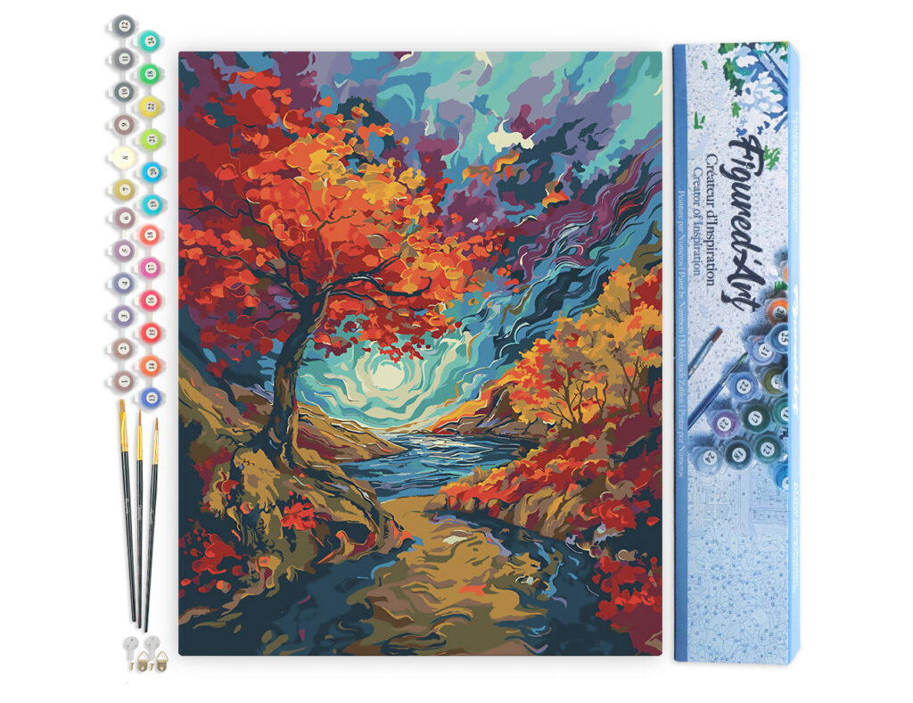 Automne surréaliste inspiré de Van Gogh - Toile roulée