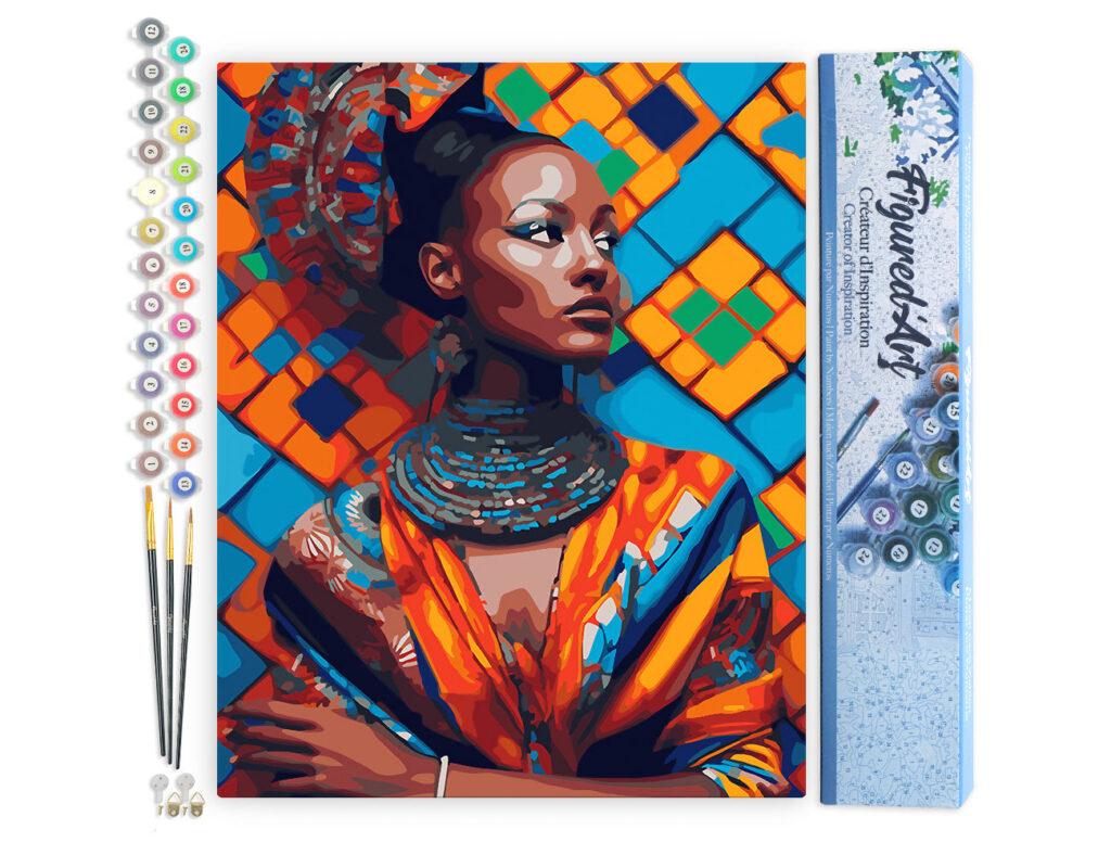 Beauté Africaine - Toile roulée