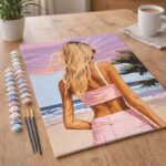 Beauté au crépuscule - Toile roulée