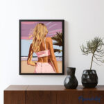 Beauté au crépuscule - Toile roulée