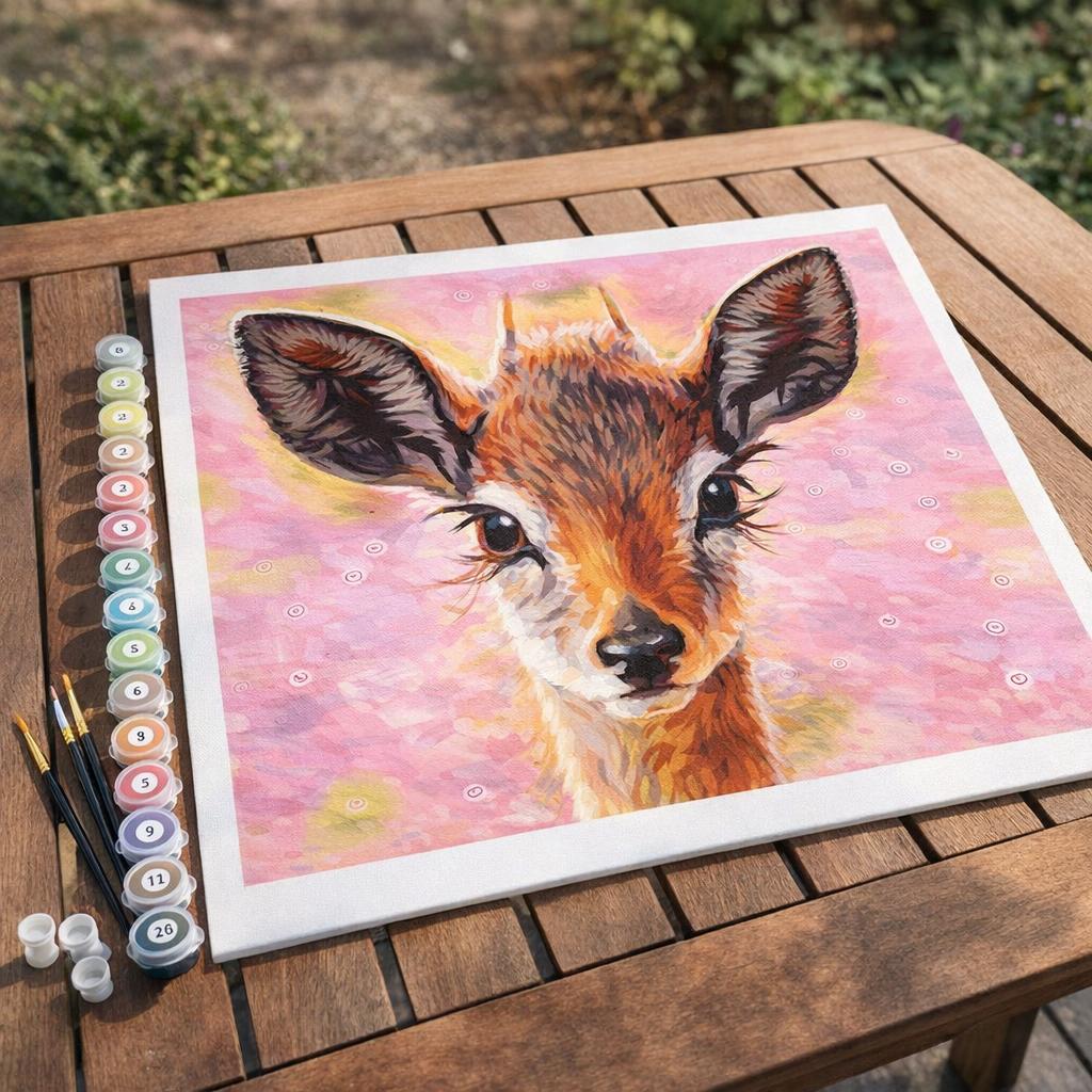 Biche mignonne - Toile roulée