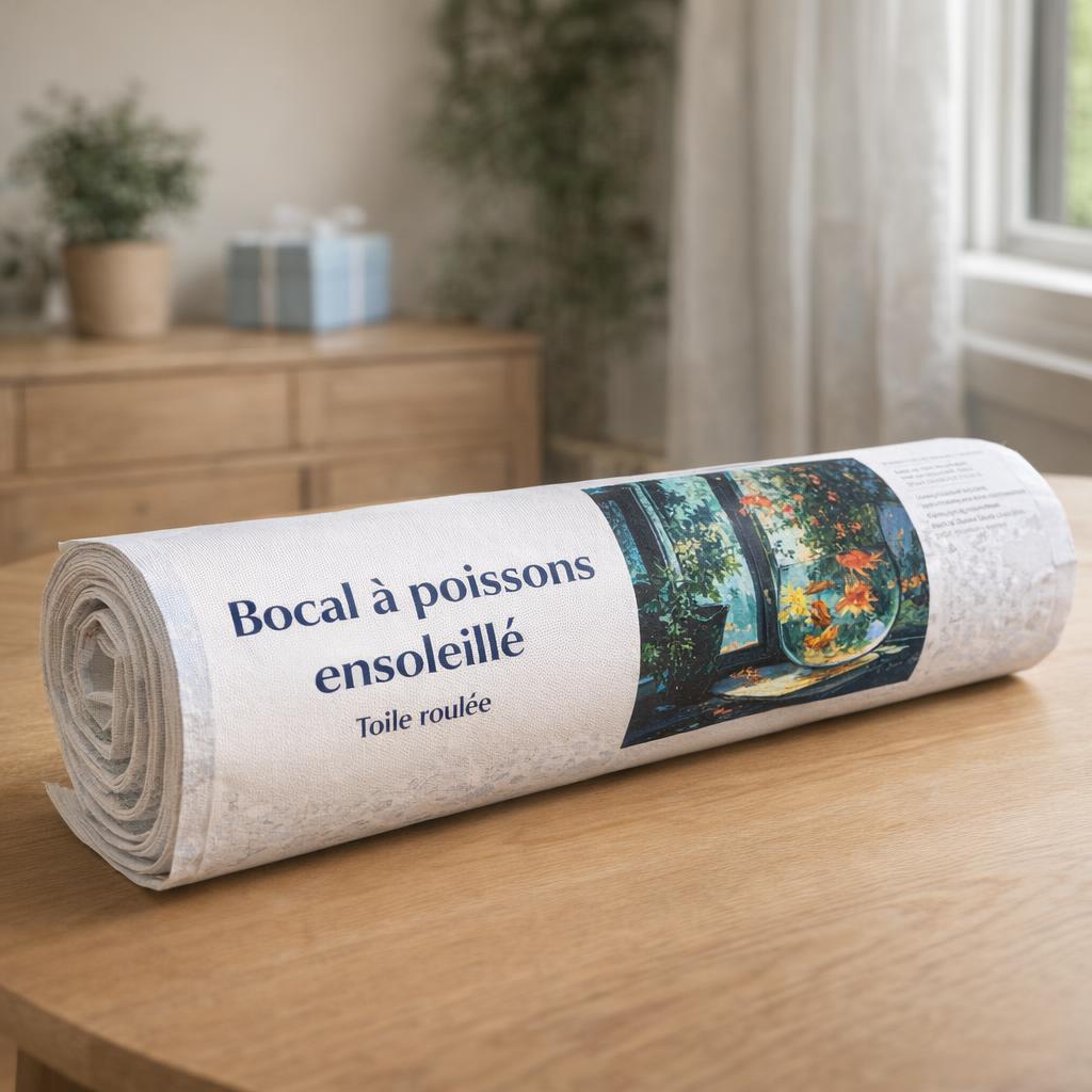 Bocal poissons ensoleillé