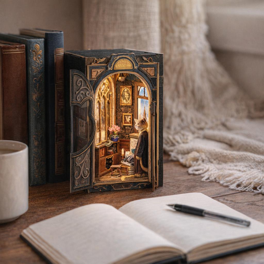 Book Nook - Le Bureau du Comte Chat (Type 1)