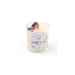 Kit DIY bougie énergie sérénité - Améthyste / Santal