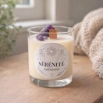Kit DIY bougie énergie sérénité - Améthyste / Santal